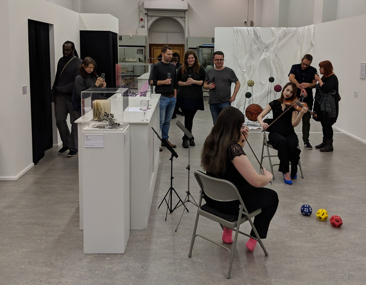 Emmalloydart's tweet image. Fifth set of pictures from #beyondthelinear PV @SalfordMuseum  last Wednesday including the second performance of &apos;Roll Play&apos; with @LukeMooreMusic @IzzyBakerMusic and @HMilroy_Violin
