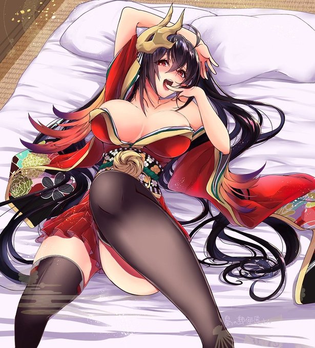 アズレン大鳳本の表紙、Pixivのリンク置きますれてたからこっちにも。R18です。メンヘラ大鳳ちゃんを真面目な(?)指揮官がしっかり躾ける本です。 