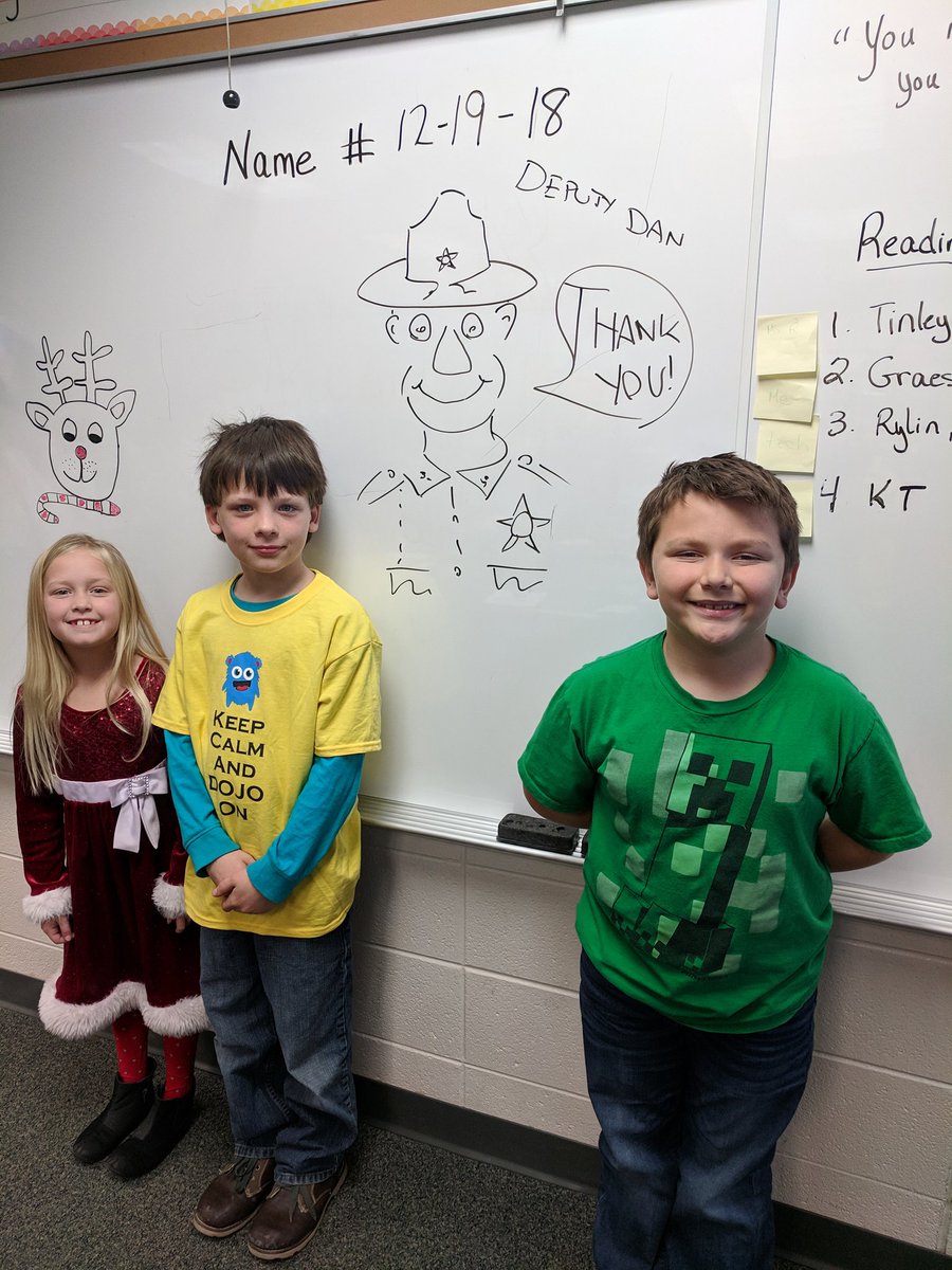 We got a visit from Deputy Dan!  #jcde