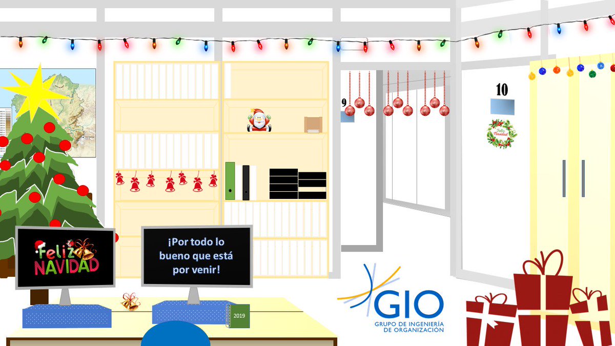 El Grupo de Ingeniería de Organización os desea...
☃ ¡Felices Fiestas y Próspero Año Nuevo! ☃