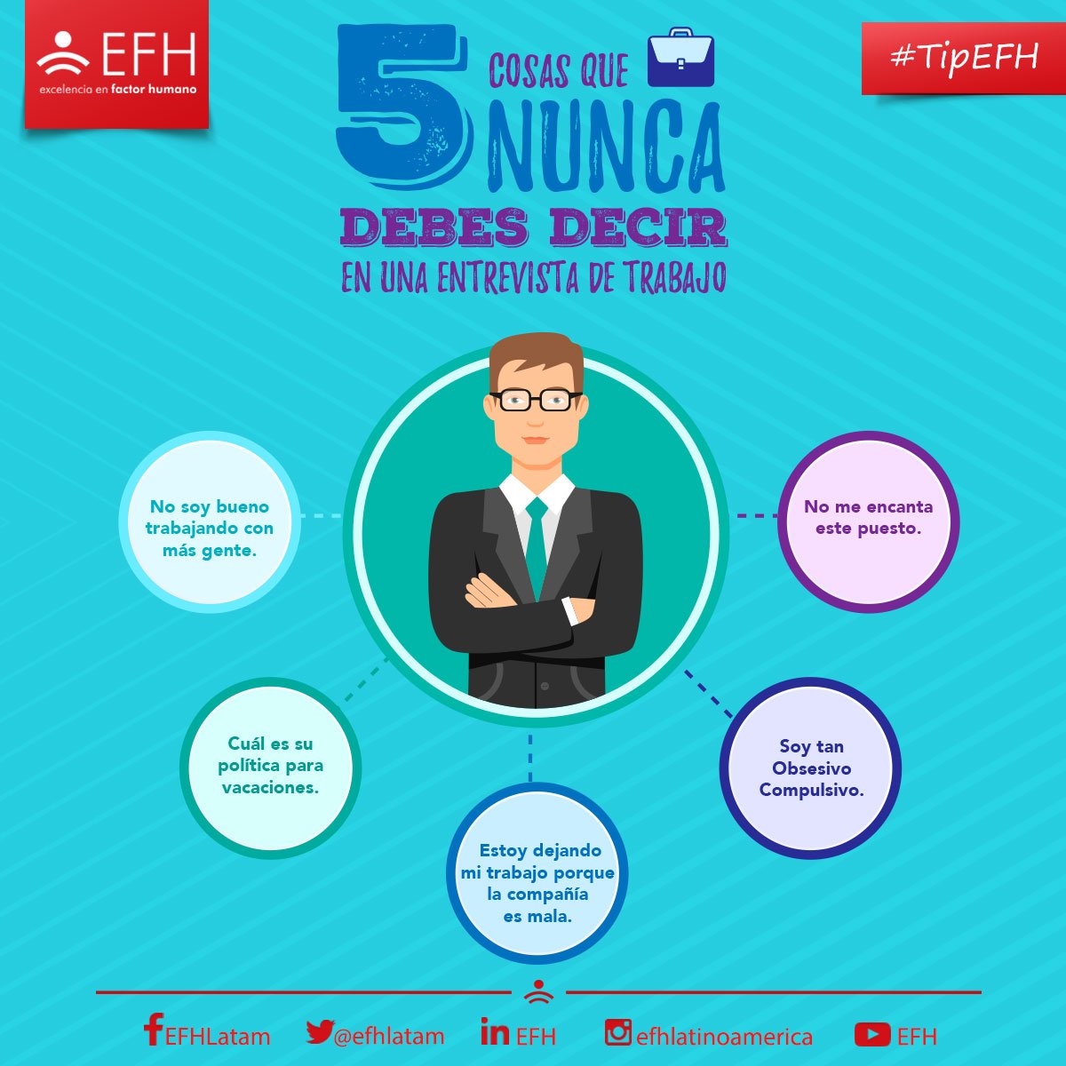 efhlatam's tweet photo. ¿Tienes una entrevista laboral esta semana?
Recuerda estos #tipsEFH https://t.co/MXwar1Vvmv