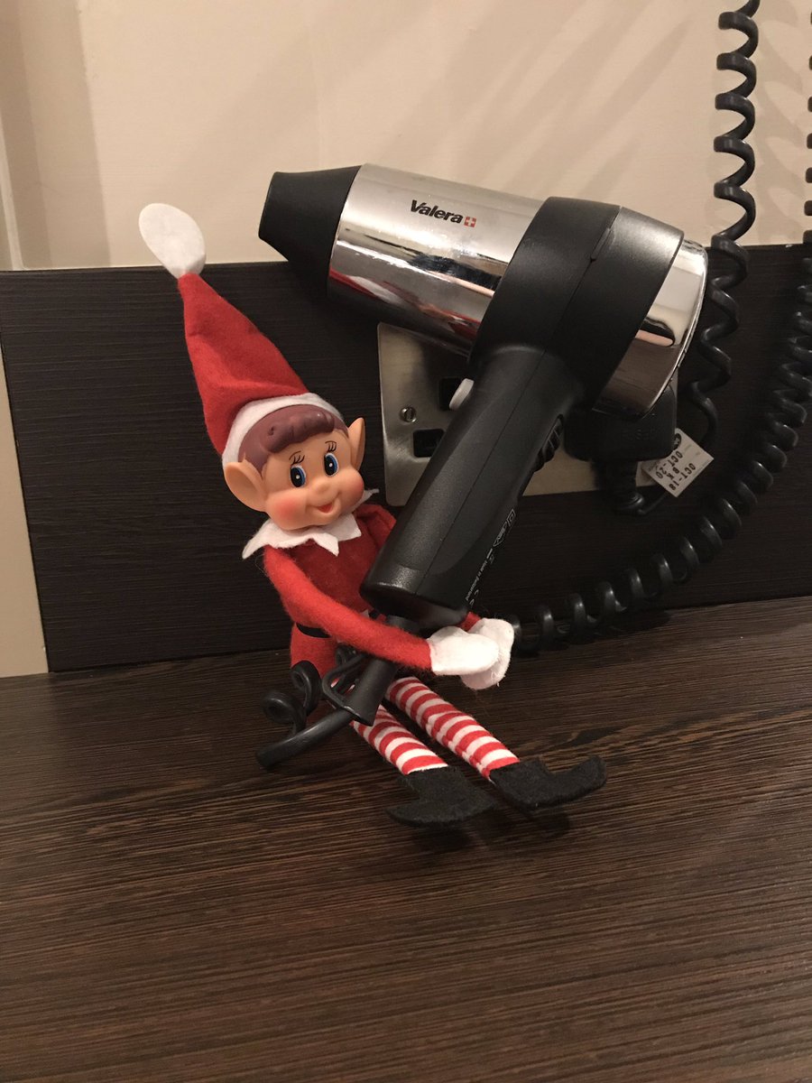 Elf has decided to test out our hairdryers, I wonder what the verdict is? 👌🏻🎄🎄🎄 

#elfontheshelf #premierinn #TeamCentral 
<a href="/hinsonyates47/">Tony Hinson Yates</a> <a href="/wanny_8/">Mark Wanless</a> <a href="/nic_leiccentral/">Nic@AHMleicnorthwest_pi</a>