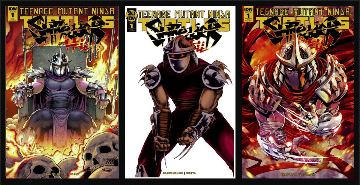 #planetawesomecollectibles #variantcover #sajadshah #peterlaird #stevelavigne #kevineastman #maratmychaels

TMNT: Shredder In Hell #1 Planet Awesome Collectibles Exclusive Variant Covers pre-orders are now LIVE! 

Pre-order: 
planetawesomecollectibles.com/collections/sh…