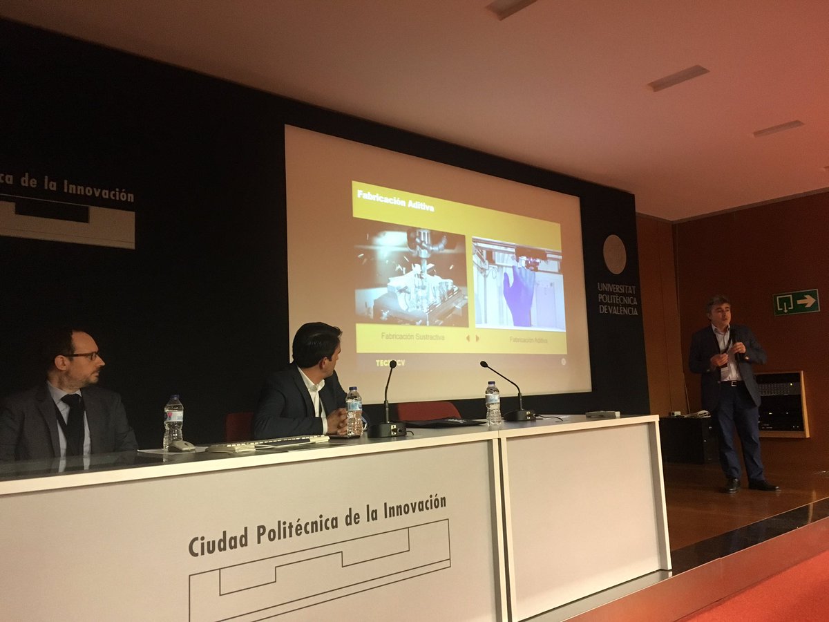 fricau's tweet image. En marcha el workshop del track2 dedicado a la fabricación aditiva y nuevos sistemas de fabricación con @AIJU_Tecnologi @AIDIMME @aimplas @itene #TECH4CV @Tech4Cv #impresion3D