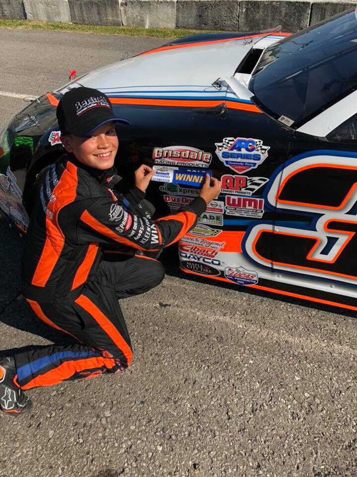 Earlier this year <a href="/PtboSpeedway/">PeterboroughSpeedway</a> grabbing the track record! #SponsorMePFC19