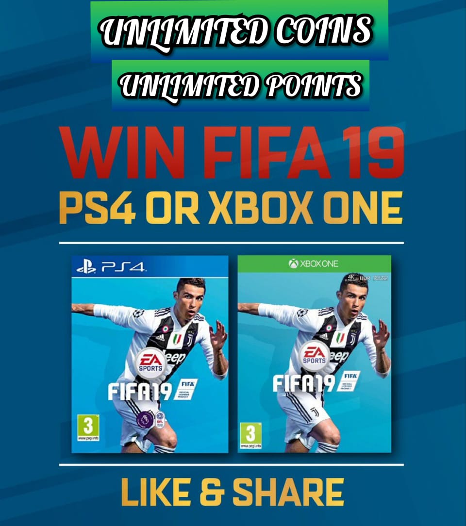 #midweek #giveaway #rewards #fifa19freecoins and #fifa19freepoints for #fifa19
#ps4 #xboxone #nintendo #pc #Xbox
Just Follow The Steps:
1☝️ Follow Us
2💝Like & RT
3👉Go Here fifahack.org/19
4💞Complete The Process #fifa19coinsgenerator #freefifa19coin #fifaultimateteam19