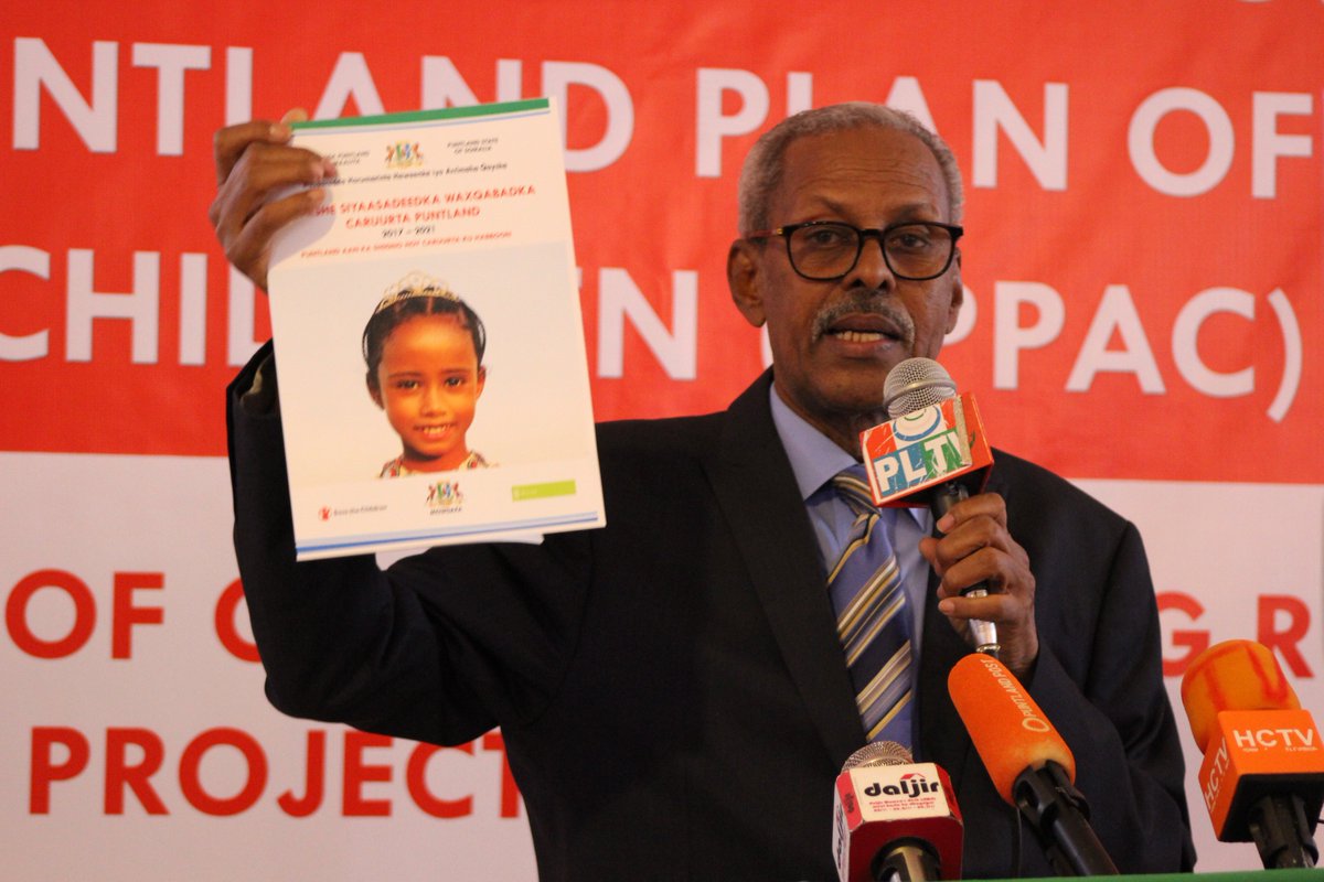 MOWDAFA's tweet photo. #Puntland First Lady, some Cabinets of #Puntland jointly with non-Gov’t org’s launched first ever Policy of Puntland Plan of Action for Children in Garowe. MOWDAFA appreciates the technical and financial support from @SC_Somalia for processing, developing and finalizing #PPPAC. https://t.co/nT7Jkb8guV