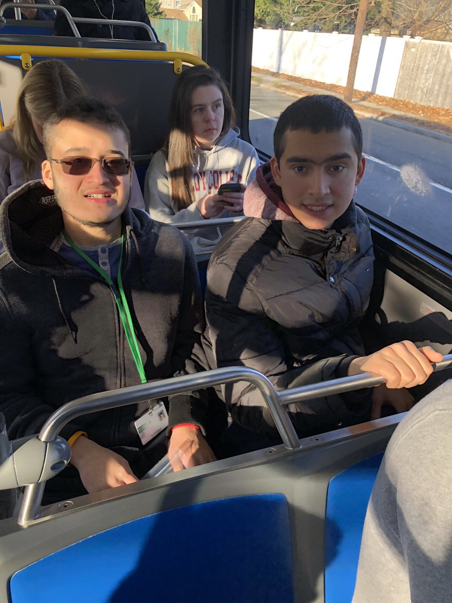 Public bus to the mall!! Time to do some holiday shopping for our loved ones!! 🚍🎁🎄❤️ <a href="/ccasertaSLP/">Mrs. Caserta</a> <a href="/StevenAnusiak/">Steven Anusiak</a> <a href="/SeafordHSPride/">Seaford High School</a>