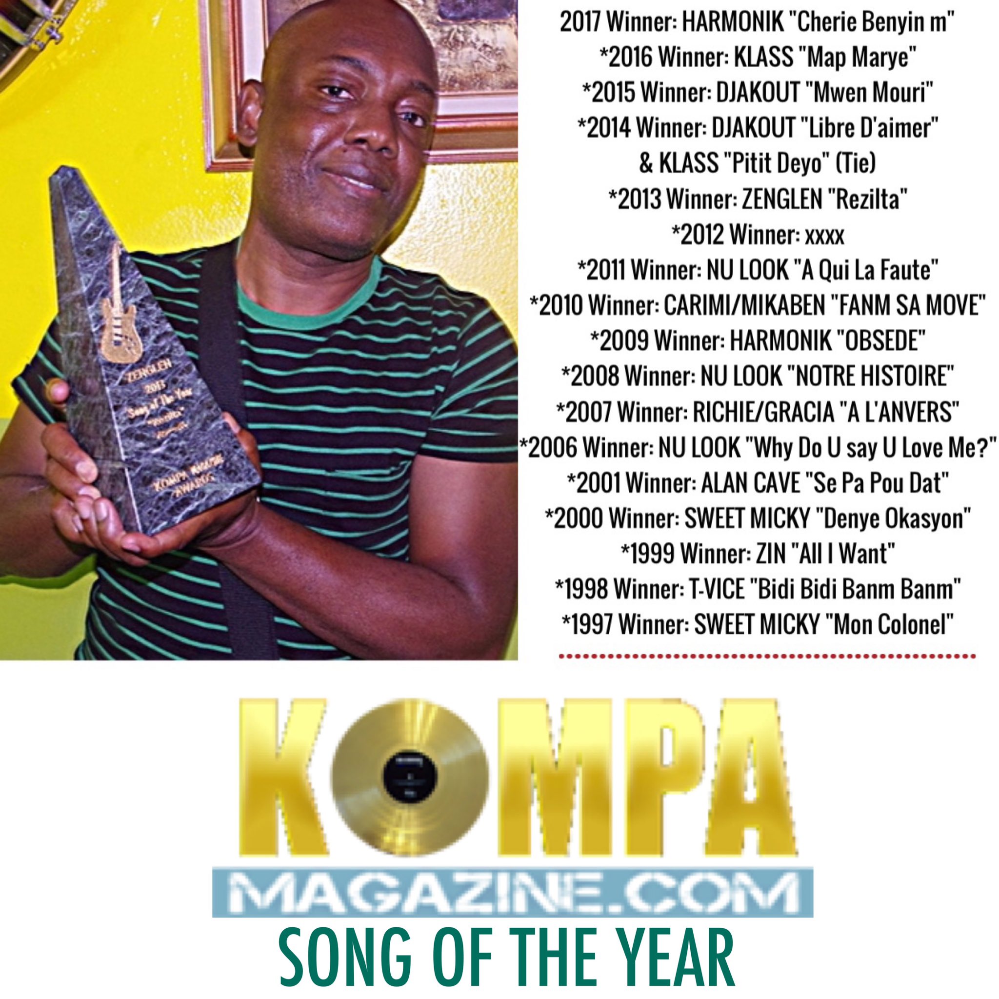 Kompamagazine On Twitter Who Will Win The Kompa Magazine 2018 Song Of The Year Award 2018 Winner