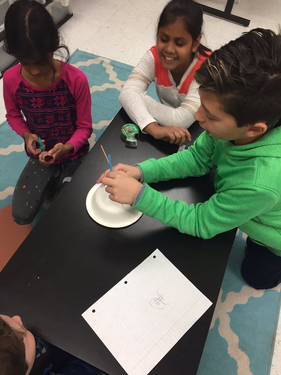 Making our own anemometers and wind vanes! #LRelem