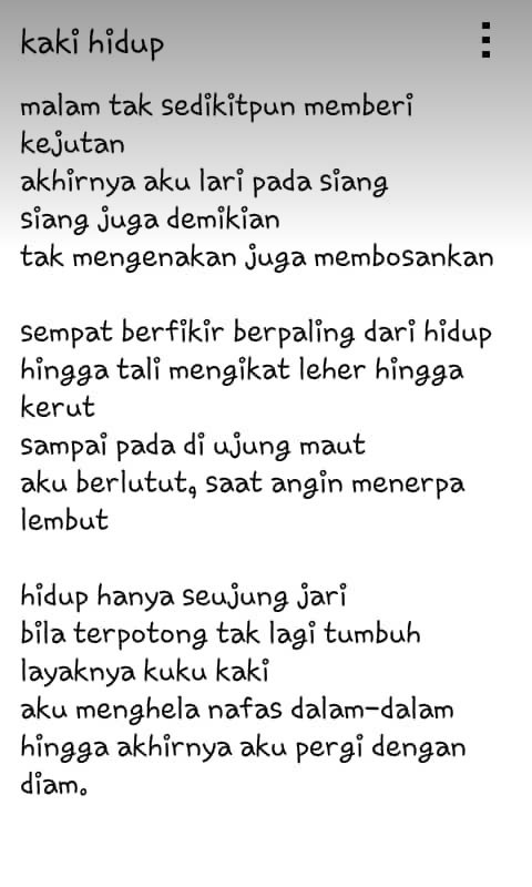 Cerpen Motivasi Hidup Lakaran