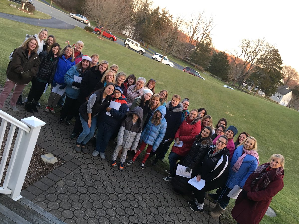 FMBschool's tweet photo. Andover staff singing Christmas carols to one of our own! https://t.co/oxiYfEEcW4
