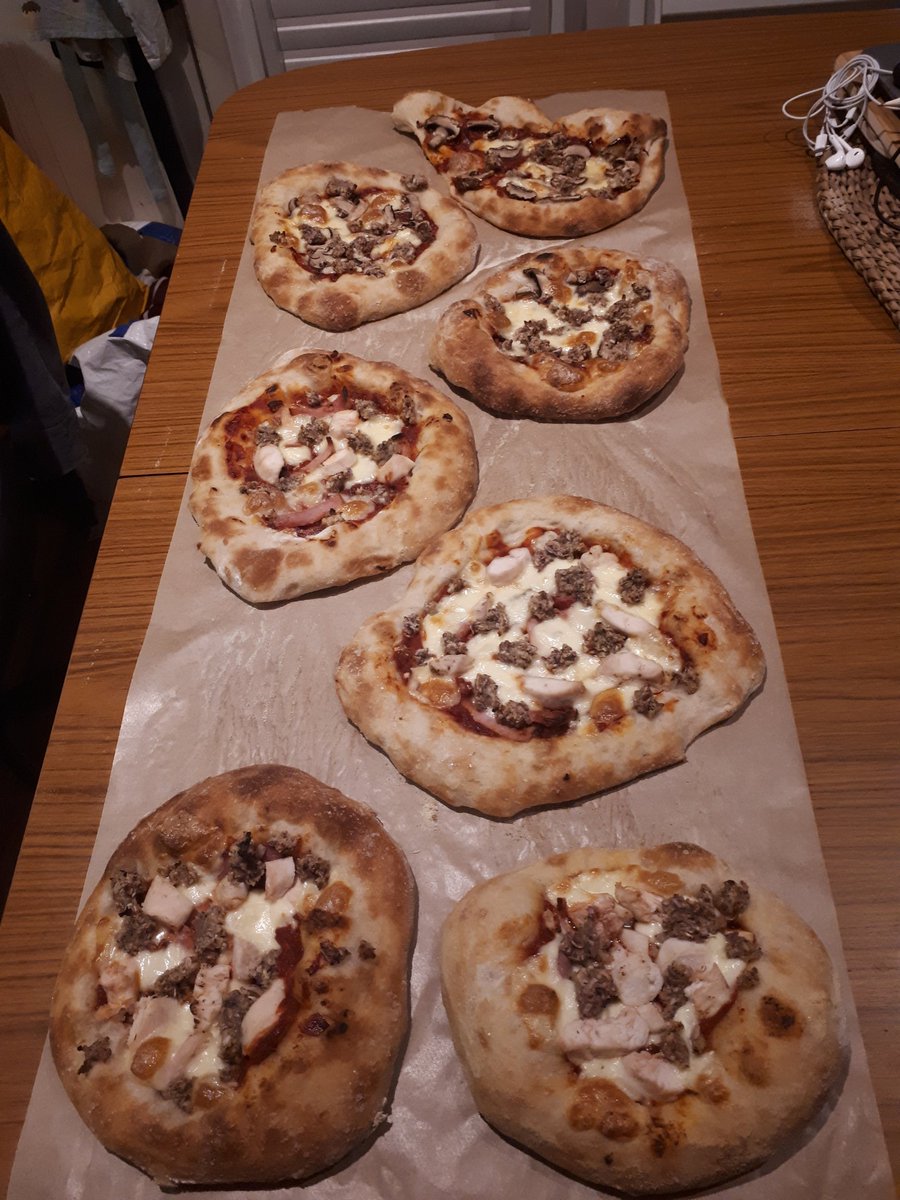 BenMartyn2's tweet photo. All set for @AHSN_YandH xmas buffet tomorrow with Christmas pizzas! Only one misshapen disaster #hideitattheback #pizzamad #Christmas #pizzamas https://t.co/vpaVKOEHz9