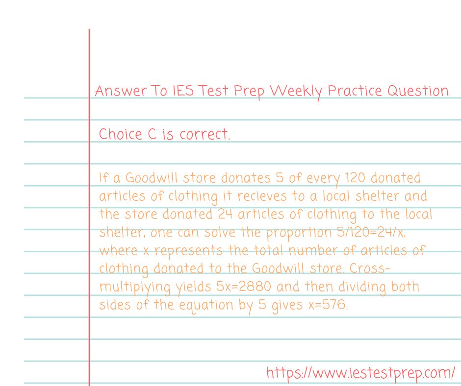 IESTESTPREP's tweet image. The answer to our weekly pop quiz question. Did you find the correct solution?

#WednesdayWisdom #MathSection #PopQuiz #SAT #PrivateTutor #IESTestPrep #CollegeBound #StudyGram #NewYork #NewJersey #TestPrep