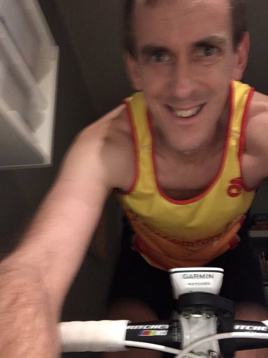 onwardrun's tweet image. @DiscomfortZone1 #DZAerobicChallenge DAY 3 #trainerride doing the work!