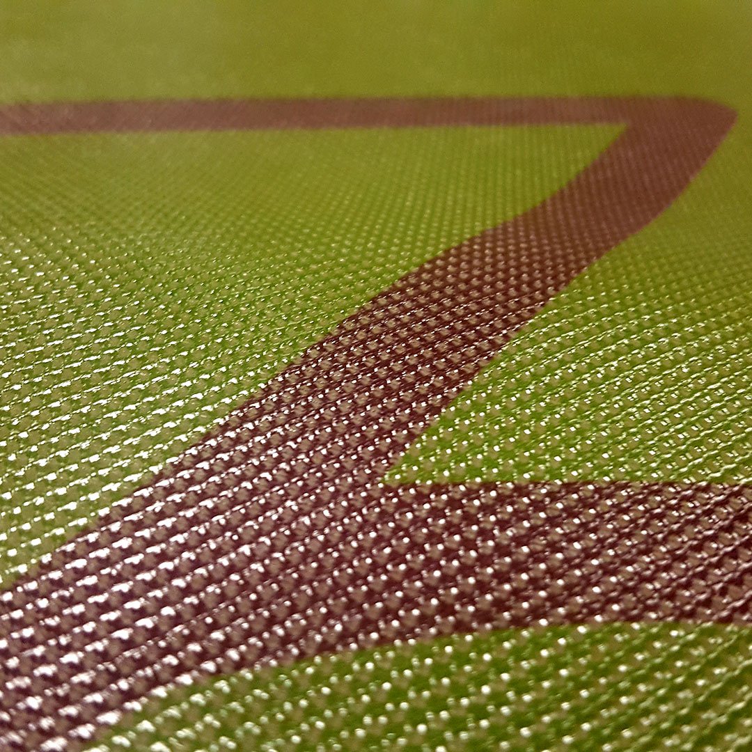 UnitedRepro's tweet image. Yards upon yards upon yards of #fencemesh fresh off our brand new HP Latex large format printer - great color saturation really pops with customer branding for Green Canopy Homes. Looking for mesh vinyl printing? Contact us to talk pricing and turnaround times! #largeformat #hp