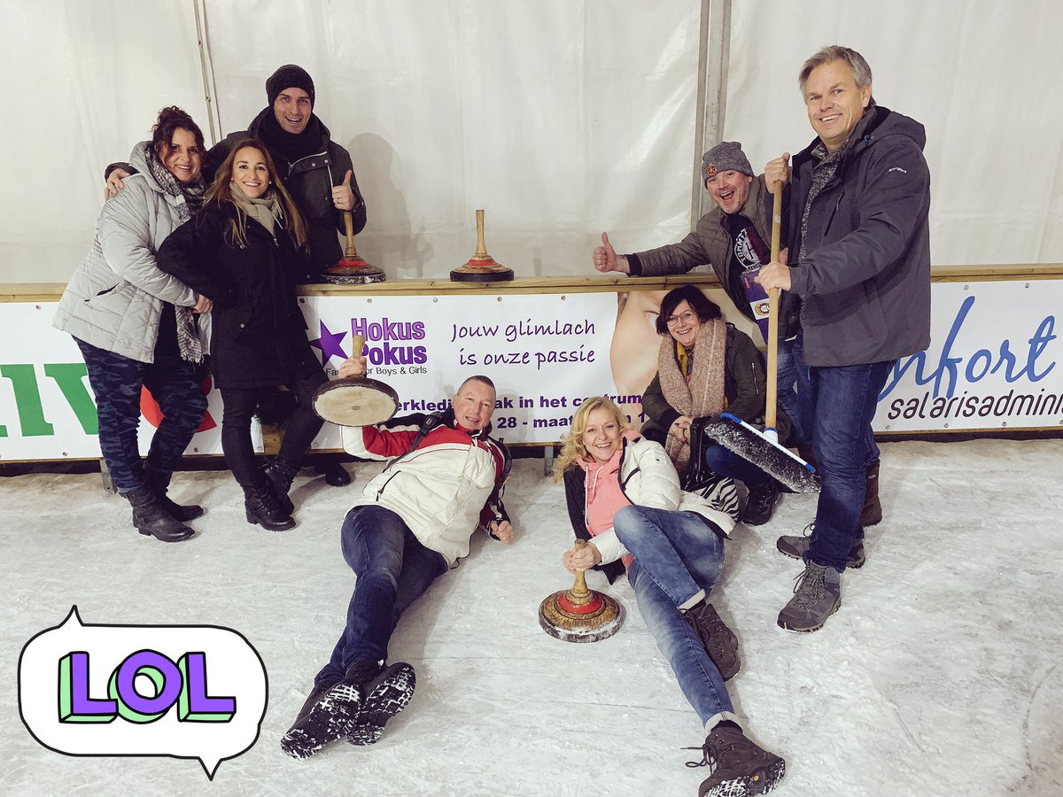 Super leuk curlen in Assen. Samen met curling team Hokus Pokus op voor de Xmas MKB Retail curling cup!