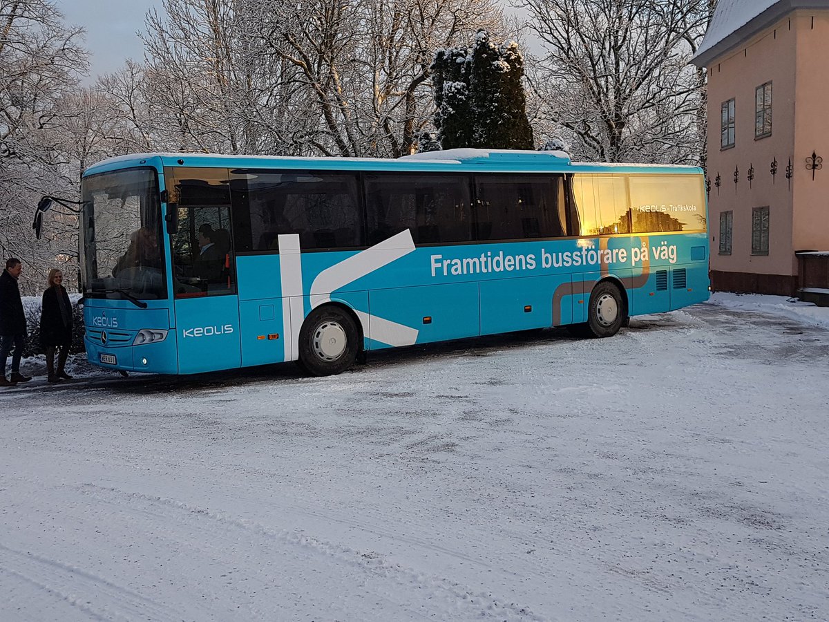 Denna skönhet får våra elever på Keolis Trafikskola köra -  Bussnörd javisst 👍
