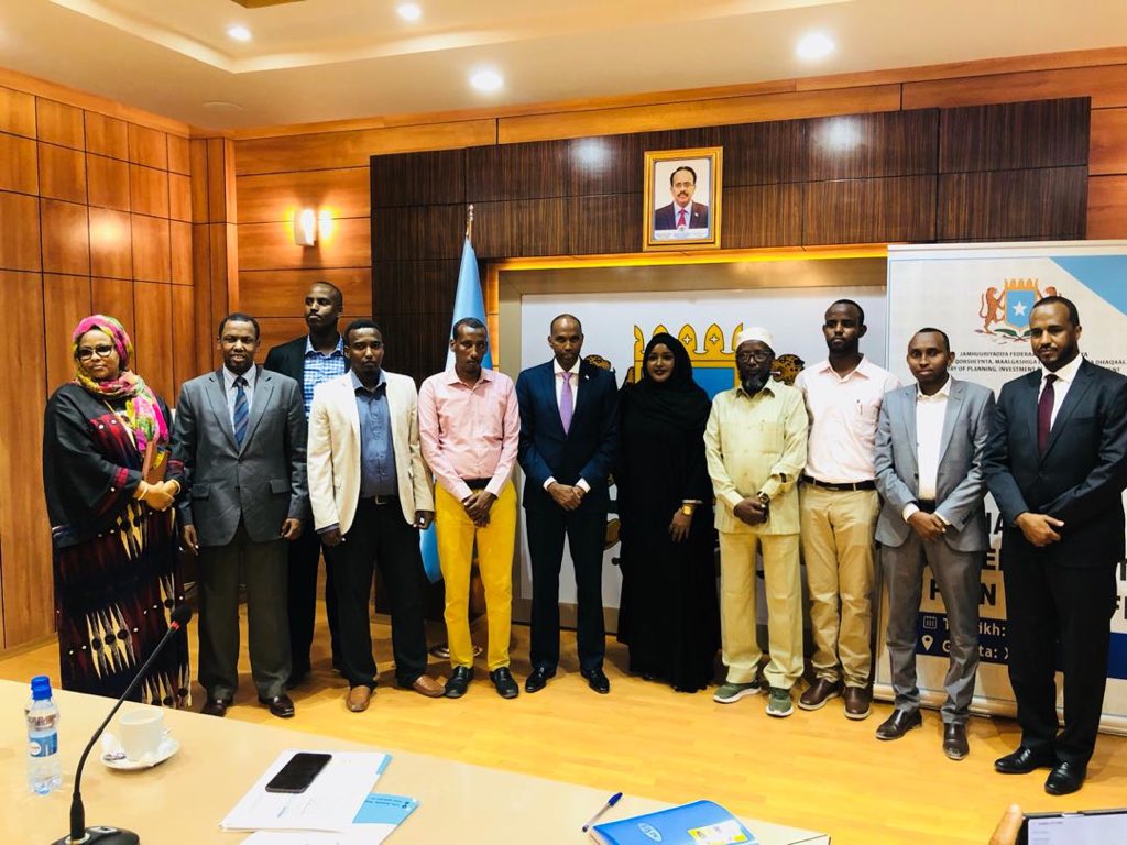 AmbGamal's tweet photo. It was an honor to witness the launching of the 9th National Development Plan (2020-2024). H.E. @SomaliPM launched the NDP in the presence of FMS planning ministries. The drafting process will involve extensive consultations with all key stakeholders across the country. https://t.co/DgDIrEPQNP