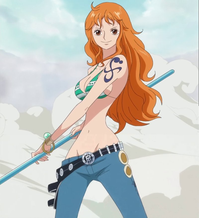 minnie_jdd's tweet image. gonna start posting my art here with my first nami redraw! #onepiece