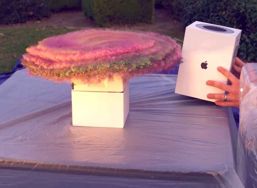 designboom's tweet photo. NASA engineer creates glitter bomb to fend off porch pirates https://t.co/Urbj4yIVZd https://t.co/LwSbzVv484