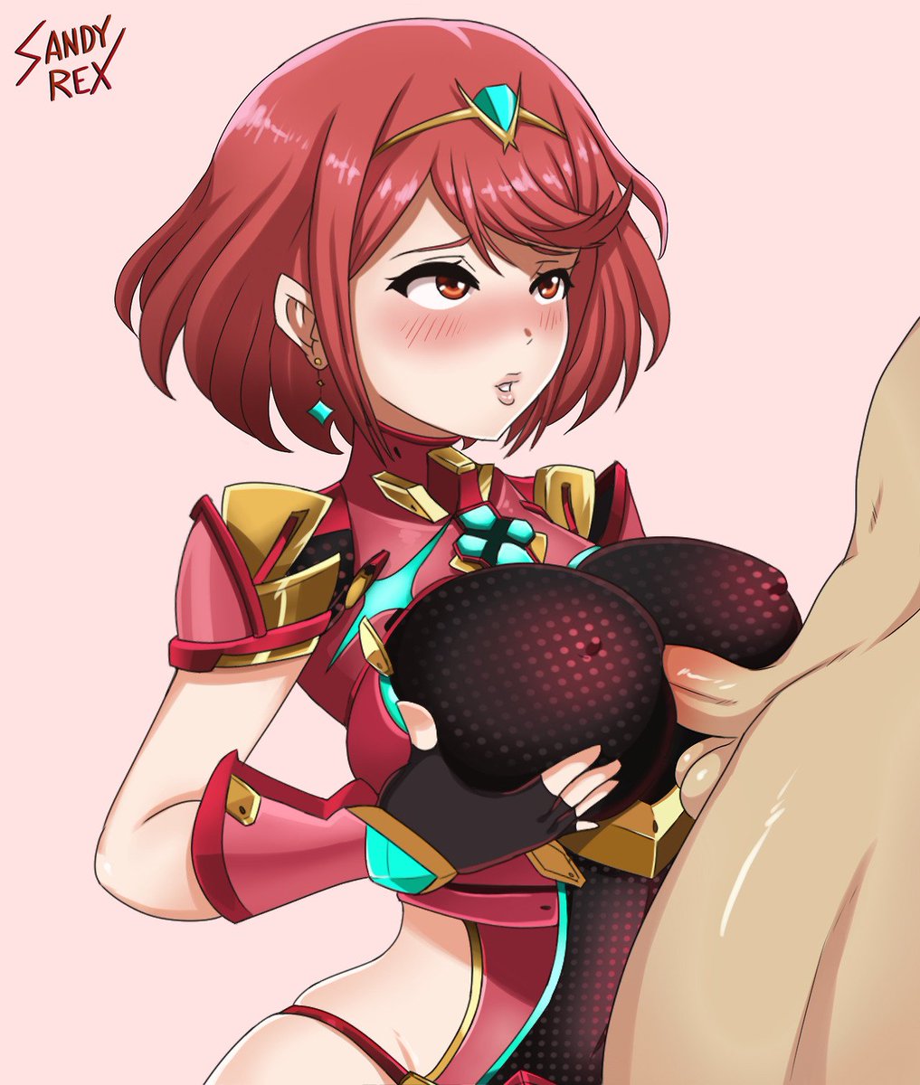 Fairly recent pic: Pyra from Xenoblade Chronicles 2 tiddyfucking someone.