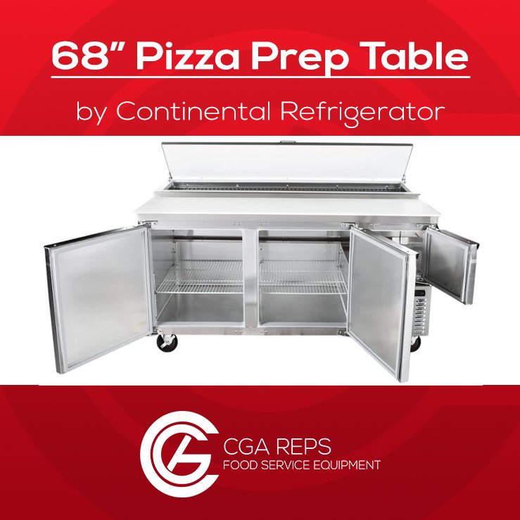 CarmanGirard's tweet image. Imagine if you have a #preptable, at the same time, a refrigerator that allows you to keep all your ingredients side by side, in addition to other cool features. This is what the #Continental refrigerator pizza prep table delivers to you. 😍🙌

Link: zurl.co/j7WK