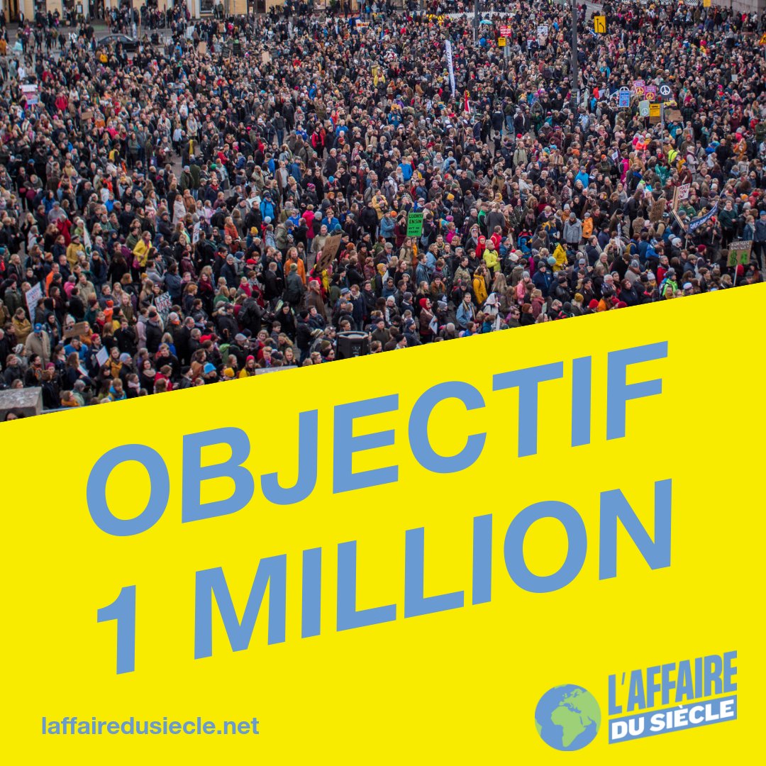 greenpeacefr's tweet photo. ATTENTION ce tweet est à partager sans modération😜
Il y a presque 900 000 soutiens à #LaffaireDuSiècle, on tente le million ?
 : https://t.co/7wYXV7jnen https://t.co/IMn4rt2n0X