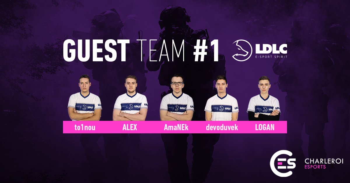 CharleroiEsport's tweet image. ⚡️#CharleroiEsport

🇫🇷: Première annonce des 4 équipes invitées au Charleroi Esports, et vous en connaissez déjà une puisqu'il s'agit de @TeamLDLCFR (@LDLC_to1nou @LDLC_ALEX @AMANEK_ @devoduvekk @LDLC_logaN)

Le #FoxSpirit🦊 sera à Charleroi!

Prochaine équipe rapidement! #3ToGo