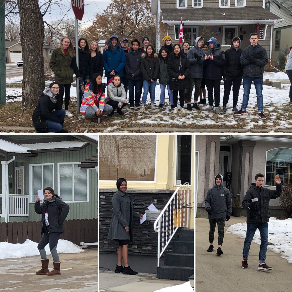 misssdouglas's tweet image. What a wonderful morning delivering Christmas cards, and wishing a Merry Christmas, to the neighbours of @Vanier_HTCSD! @HolyTrinitySD