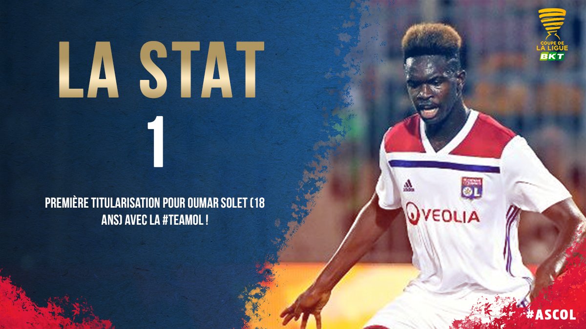 OL's tweet photo. C'est le grand jour pour @OSOLET_26 ! Allez 💪 #ASCOL https://t.co/Cxa9z1EYZC