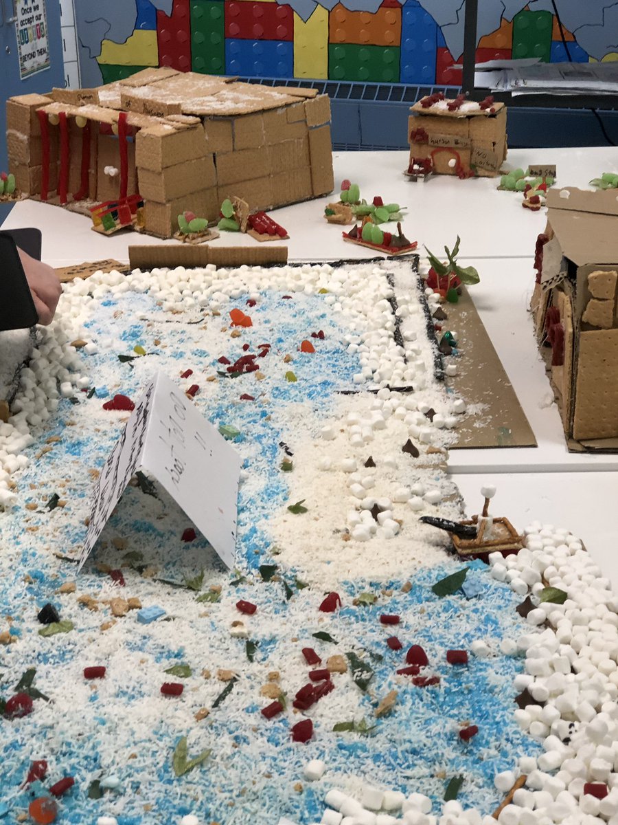 SchoolCoxheath's tweet photo. Google hangouts with LaCombe, Alberta and Glacé Bay, NS #gingerbreadchallenge #edtech https://t.co/2p2colQ23I