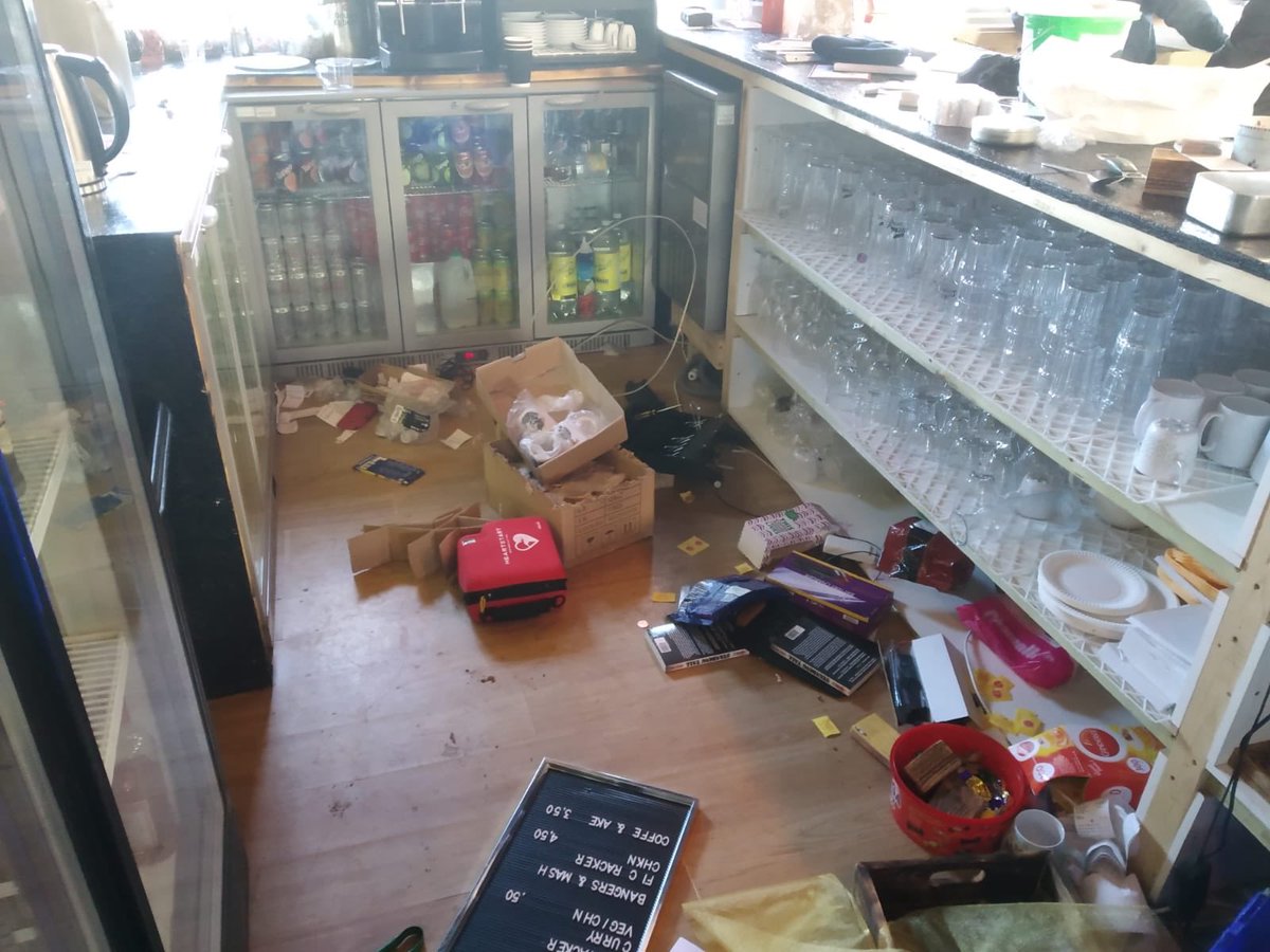 Saddened to come in this morning to find the place broken into Breaking the till kindly donated by GS Systems and taking the float stealing donations and raffle monies along with our drills and tablet for the sound system All need to stay vigilant this time of year folks #charity