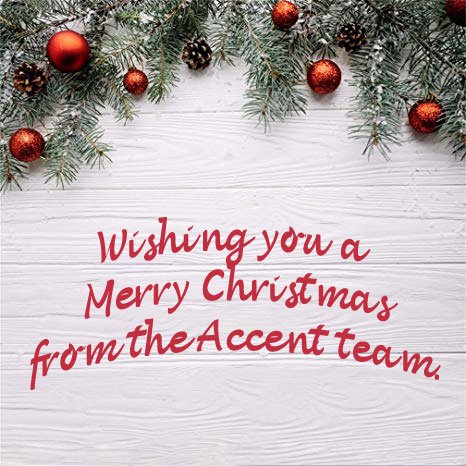 accentpack's tweet photo. Wishing you and your family a Merry Christmas and a prosperous New Year. -The Accent Team https://t.co/K23wU2cXPd