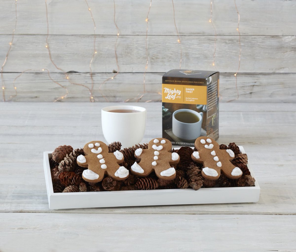 Infused with our herbal Ginger Twist tea, this recipe turns the traditional Gingerbread cookie on its head with a touch of citrus and subtle ginger and ginseng flavors. See our recipe in the Comments.