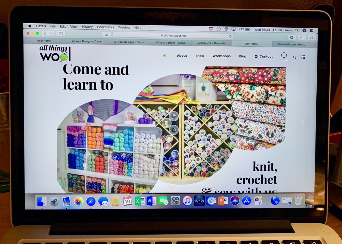 allthingswool18's tweet photo. We are so excited to let you know that our new website is LIVE! 😃 We hope you love our new look & it will be your 1-stop shop for all things yarn, crochet, knitting & workshops! Please let us know what you think! #allthingswool #keepyarnonourstreets #newwebsite @SBCforbusiness https://t.co/7WHlg2xJk0