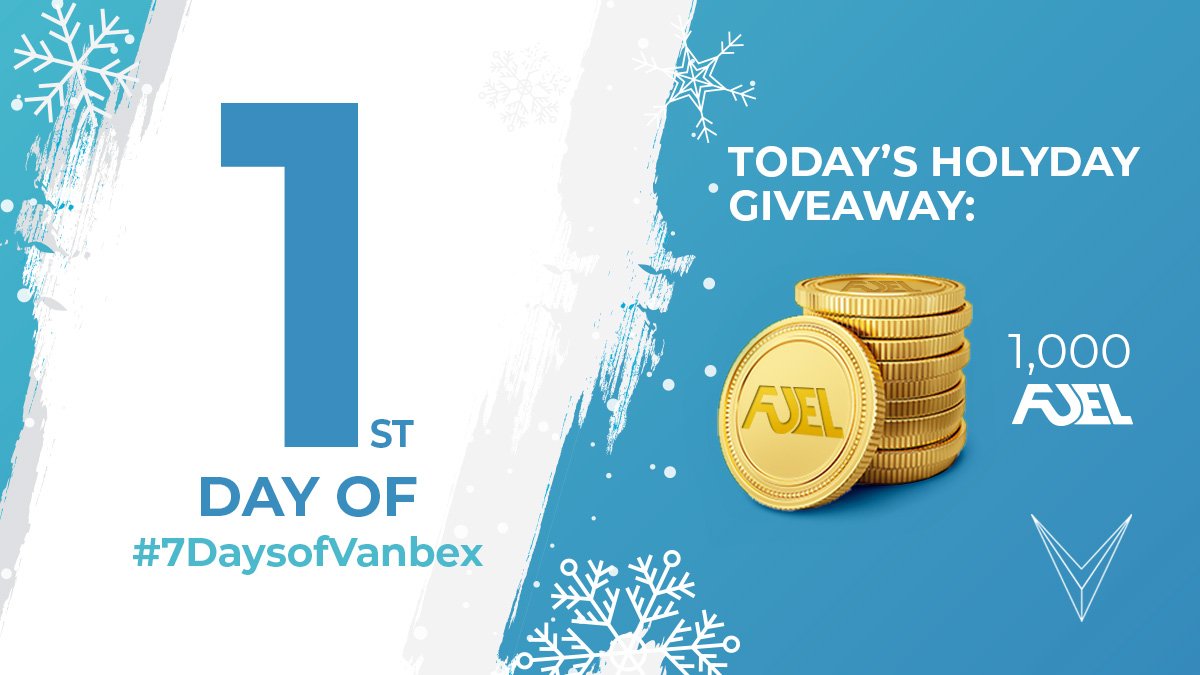 VanbexGroup's tweet photo. Welcome to Day 1 of the #7DaysofVanbex Giveaway! ๐
How to enter:
โ๏ธ Follow our Twitter
โ๏ธ LIKE this Picture
โ๏ธ Tag 2 or more friends in the comment of this post
๐Todayโs giveaway ends at 11:59 PM PT. Each day, there is a new prize to be won. Winners selected randomly. https://t.co/bF1YPUHAuf