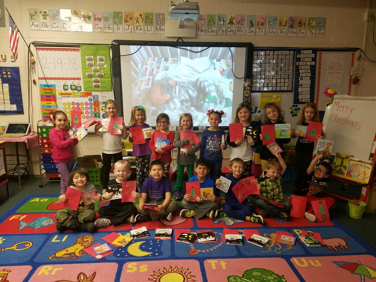 Mrs. Hammer’s kindergarteners did a book drive in December for the Altru NICU. They have 29 books and cards to deliver. #joyfulgiving #noplacelikekelly