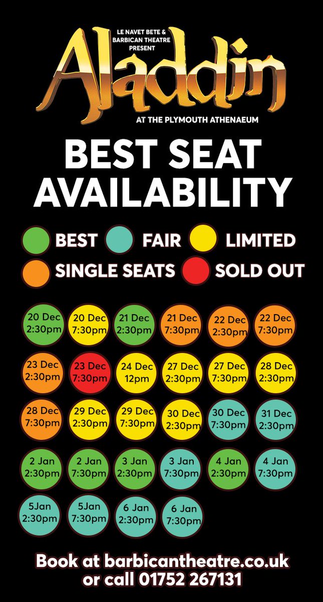 Barbican Seating Chart