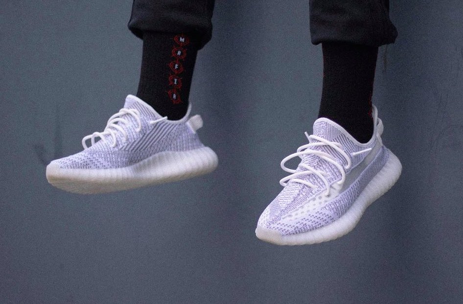 Novo Adidas Yeezy Boost 350 V2 Preto Static Fu9006