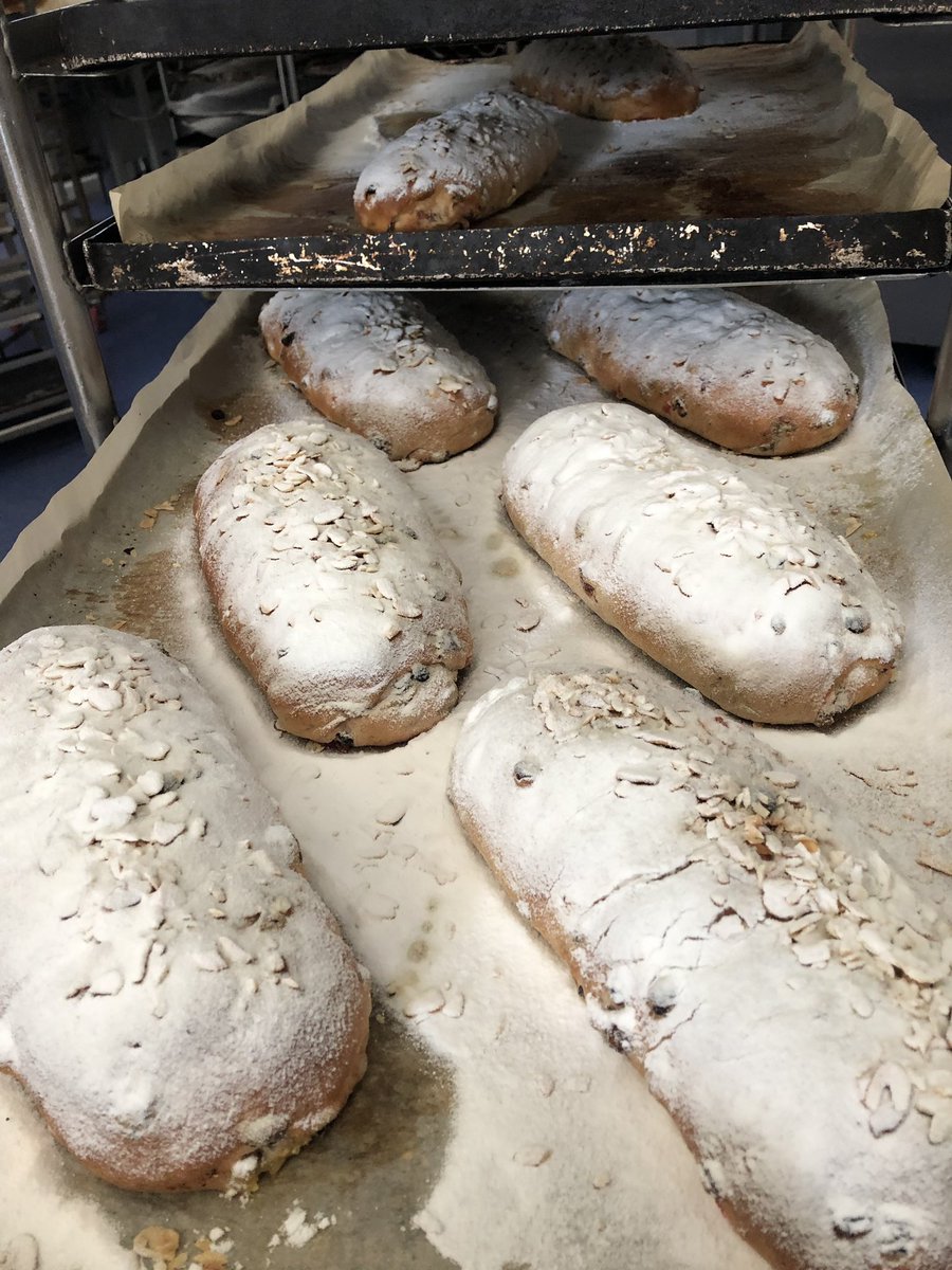 hallettsbakery's tweet image. Really pleased to make our #handmade stollen again. Feels like #Christmas now
