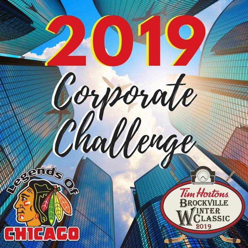 The <a href="/BvilleWC/">Bville WinterClassic</a> Corporate Challenge IS BACK! If you're a business owner &amp; would like to sponsor a youth team, group or club to attend the Chicago Blackhawks Alumni vs. Tim Hortons All-Stars on Feb 17th, let us know! Contact us at brockvillewinterclassic@gmail.com or message us :)