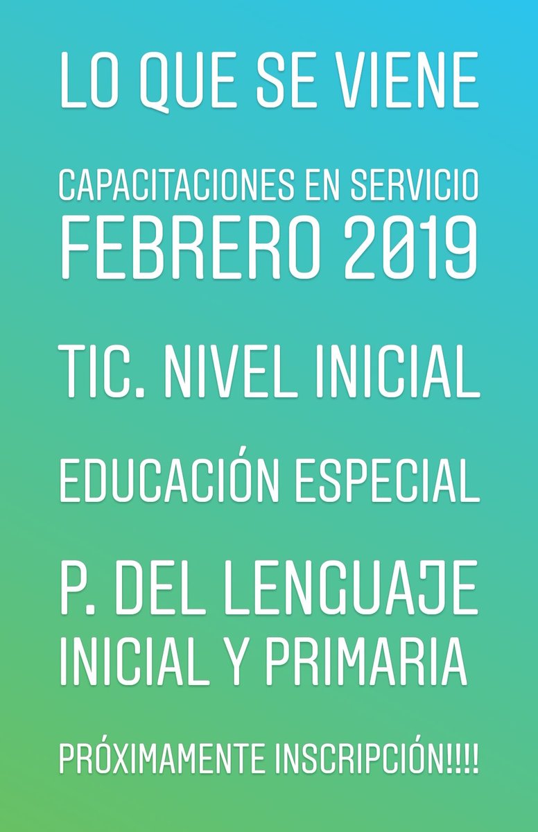 ciegral's tweet image. Atención Docentes!!!