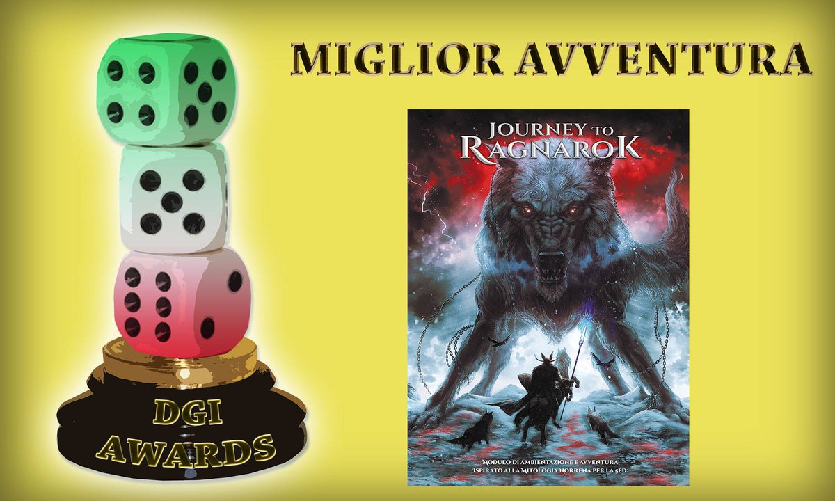 Mana Project Studio (@manaprojectstd) on Twitter photo Or firstborn norse son <a href="/JTRagnarok/">Journey To Ragnarok</a> #RPG #DnD #5e has conquered many #DGIAwards by <a href="/DiceGamesItalia/">DiceGamesItalia</a>!
- Best Setting
- Best Adventure
- Best Graphic
- Best Italian Newcomer
Thanks to those who voted for us! Valhalla awaits! Or firstborn norse son <a href="/JTRagnarok/">Journey To Ragnarok</a> #RPG #DnD #5e has conquered many #DGIAwards by <a href="/DiceGamesItalia/">DiceGamesItalia</a>!
- Best Setting
- Best Adventure
- Best Graphic
- Best Italian Newcomer
Thanks to those who voted for us! Valhalla awaits!
