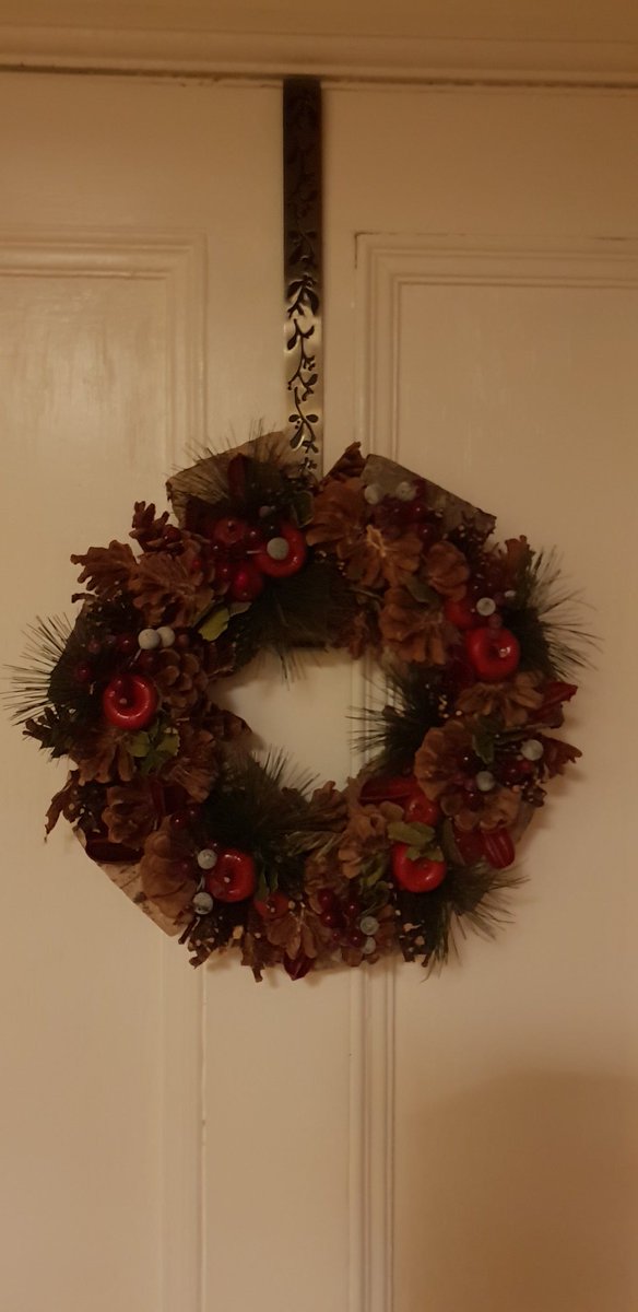 Catbell74's tweet photo. After 'someone' ate the Christmas lights....phase 2...unreachable decorations!!!! #crazycat #eatsanything #christmas #decorations #howlong??? https://t.co/7FH6o3MWlB