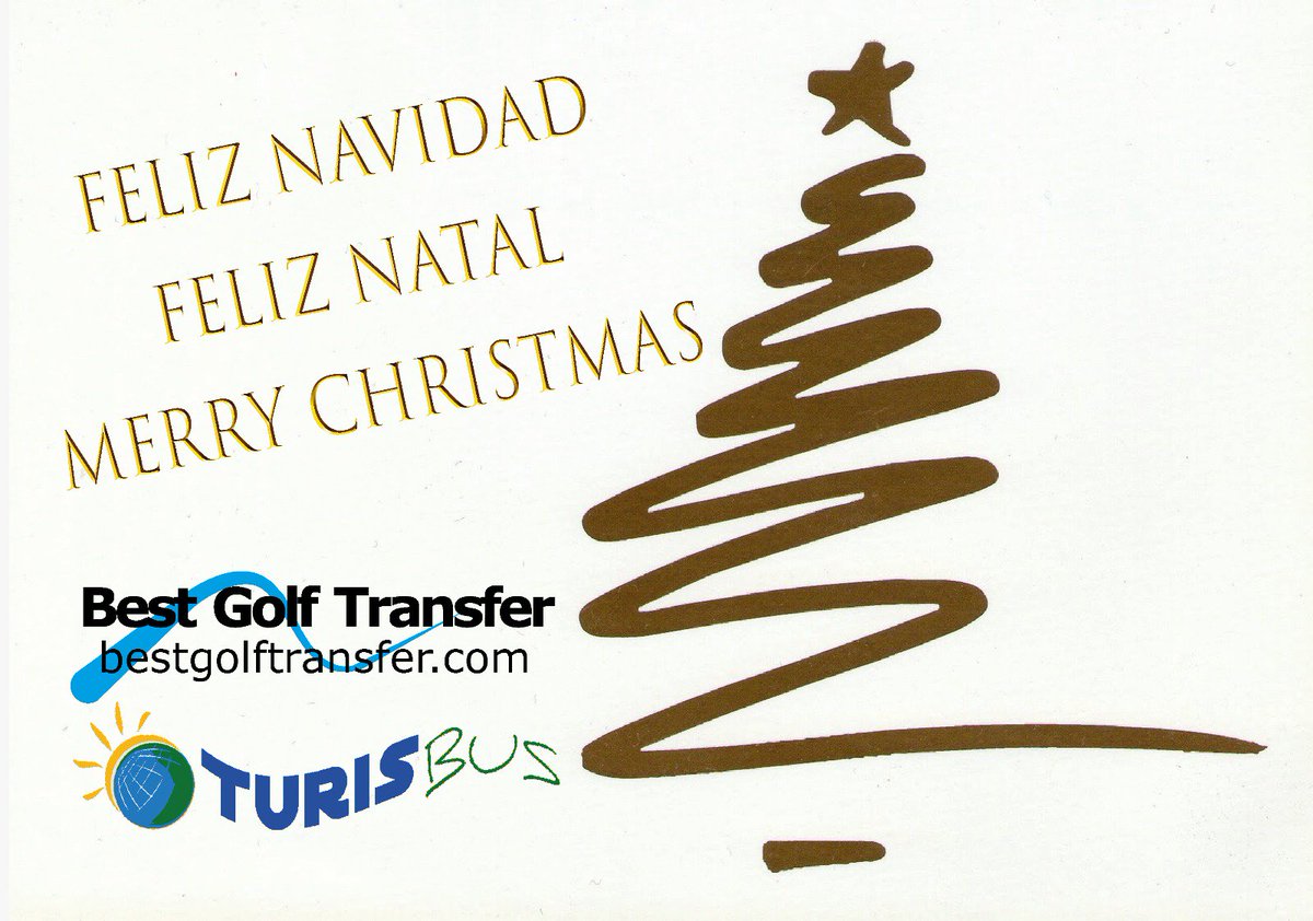 _Turisbus's tweet image. Feliz Navidad | Feliz Natal | Merry Christmas 

Best Golf Transfer &amp;amp; Turisbus