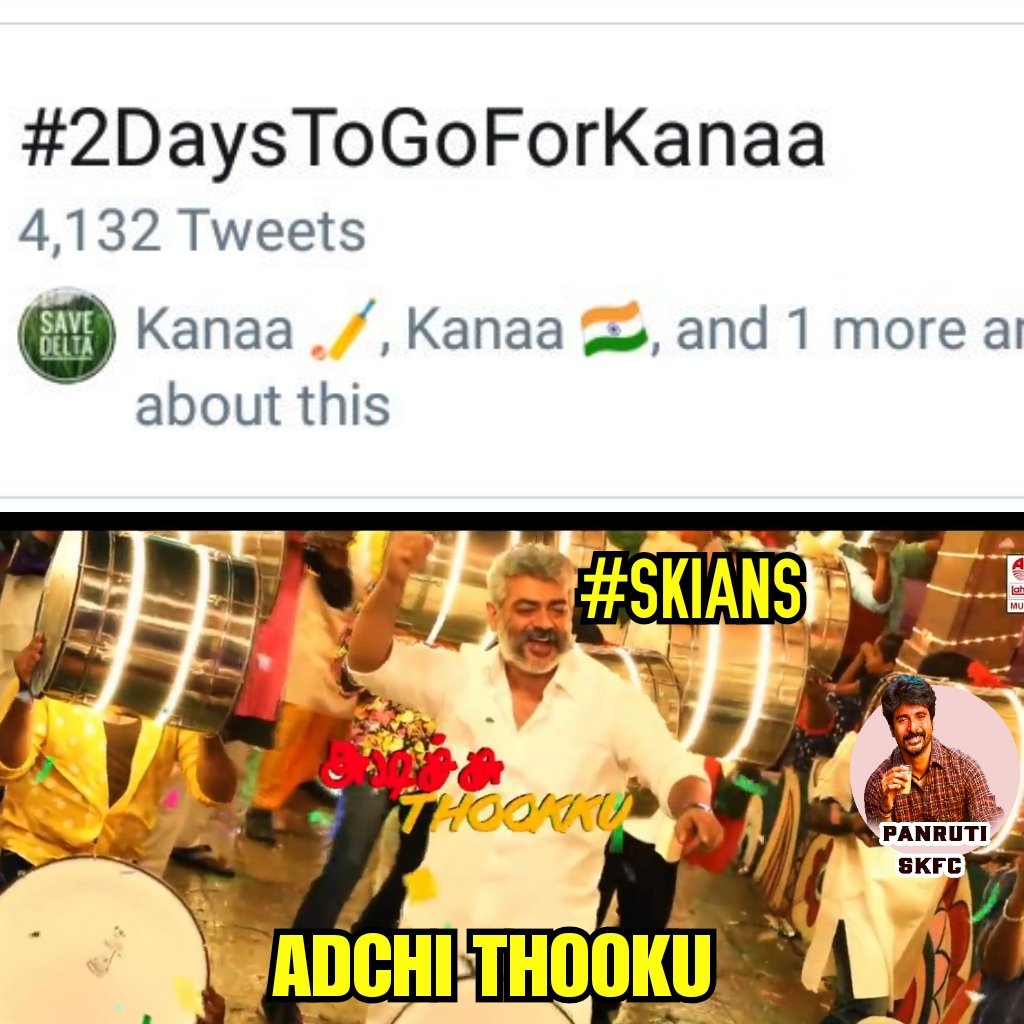 its_balajiN's tweet photo. Adchithooku adra adra #2DaysToGoForKanaa https://t.co/7lnaURjGaD