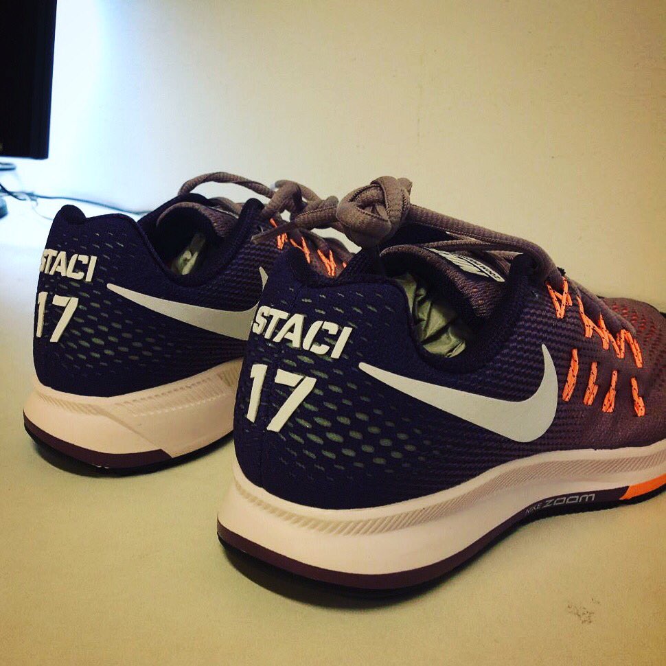 SocialDesignPDX's tweet photo. Custom shoes for a Nike employee that had been there for 17 years! I chose white puff vinyl. What do you guys think? #CusromShoes  #Portland #Oregon #SocialDesignPDX https://t.co/Z4g4rpTtne