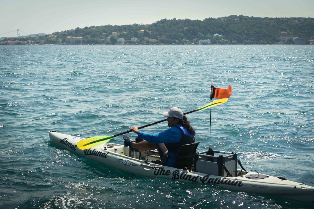 NEW BLOG: The Blind Captain, Ahmet Ustunel had a solo crossing this past summer of the Bosporus Straight in Turkey. Read his story over on our blog:bit.ly/BlindCaptain