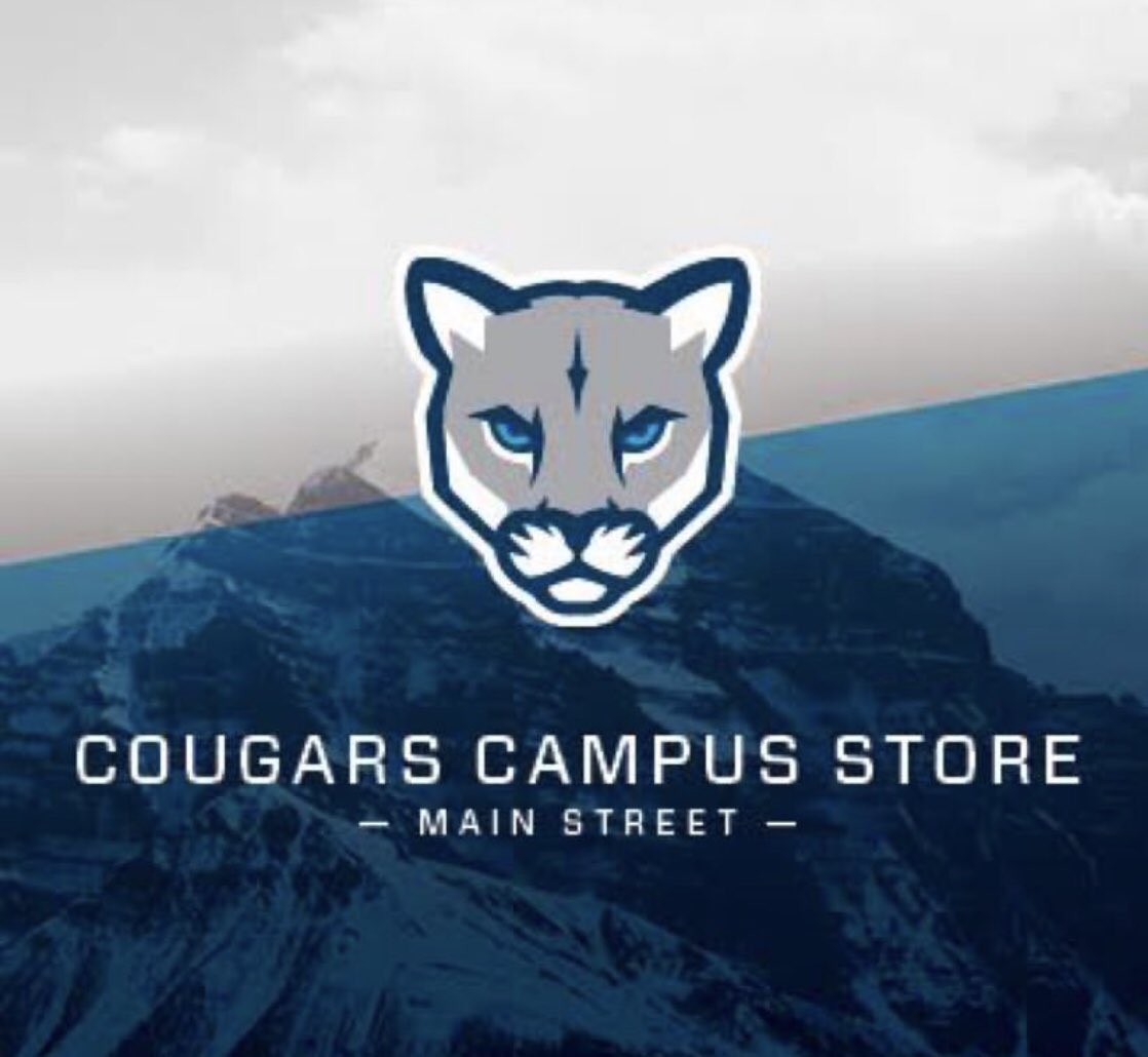 MountRoyalU's tweet photo. If you are on campus check out the new Cougars Campus Store back in their permanent location with a new name and a new look! #mrulife https://t.co/hzE7ApJa4j